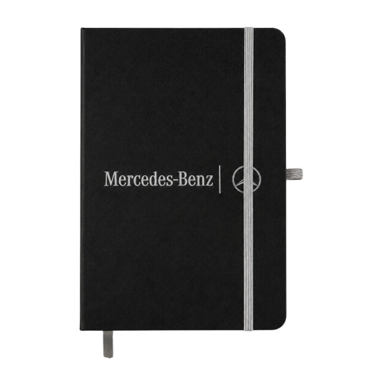 Black Branded Lustre A5 Notebooks